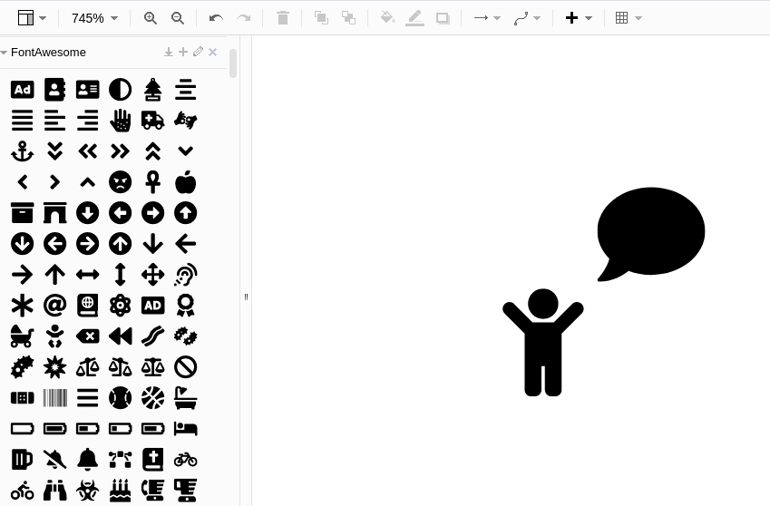 illustration: diagrams-draw.io-add-font-awesome-sidebar