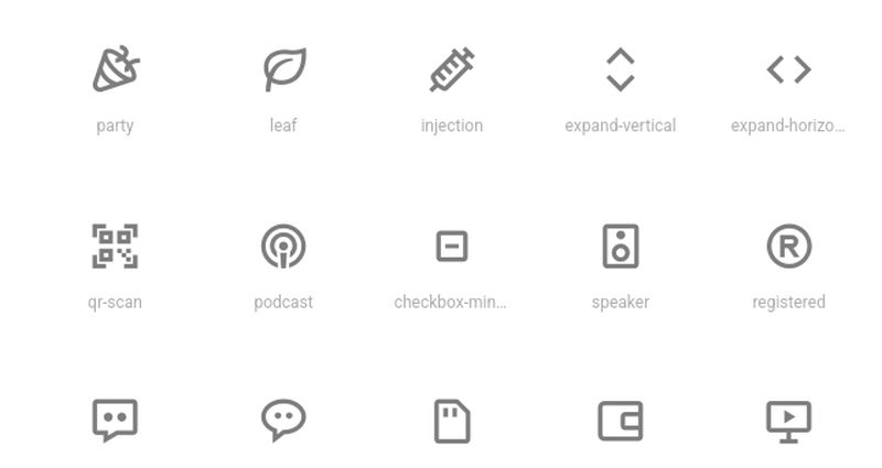Svg icons can be used from Hugo with a shortcode